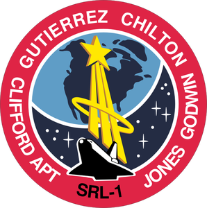 Illustrazione vettoriale di insegne missione STS-59